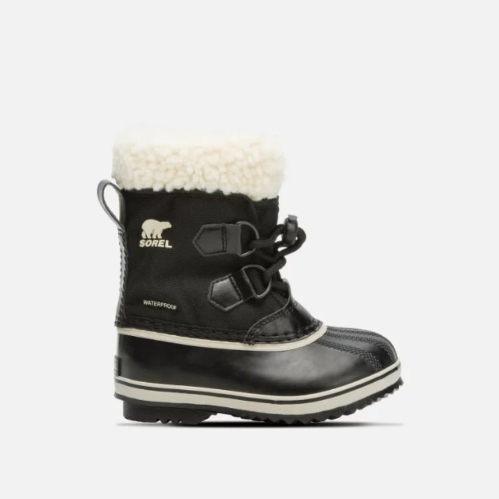 Sorel Kids' Yoot Pac™ Nylon Winter Boots, Black, SZ 10
